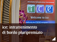 ice: intrattenimento di bordo pluripremiato