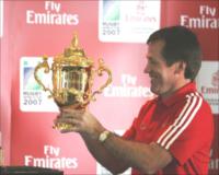 1987 winning Captain David Kirk reunited with the Webb Ellis Cup