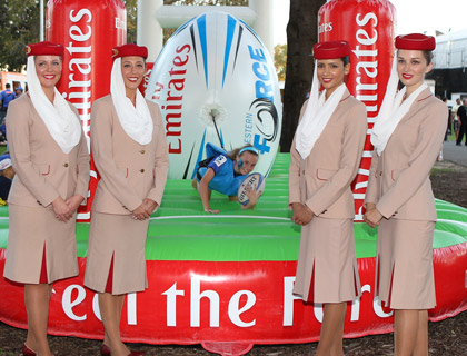 The Emirates tryline tussle is activated at every Emirates Western Force home match