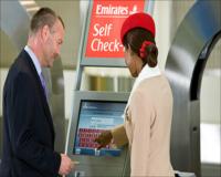 First and Business Class self check-in with bag drop