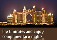 Fly Emirates and enjoy complimentary nights