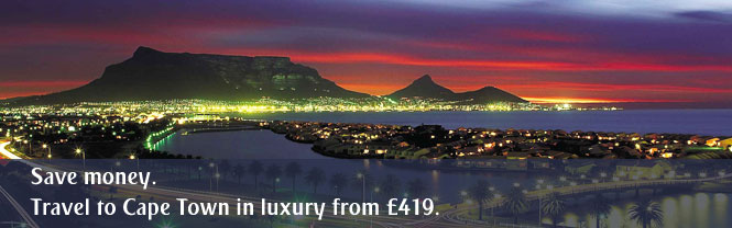 Save money. Travel to Cape Town in luxury from £419. Save money. Travel to Cape Town in luxury from £419.