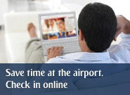 Save time at Airport. Checkin online