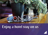 Enjoy a hotel stay on us